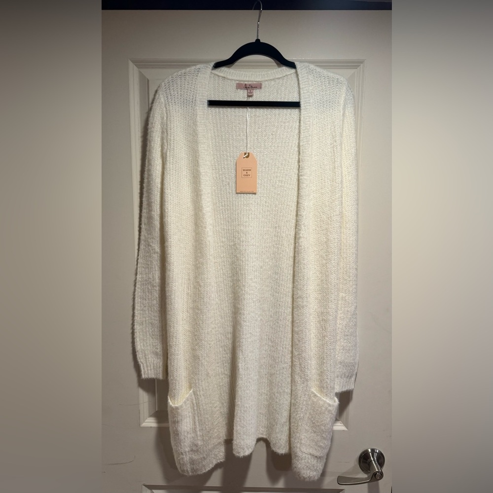 NWT Love Tree Cream Cardigan